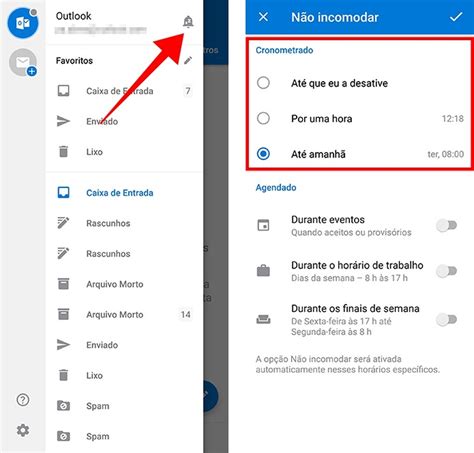 Outlook No Celular Como Configurar As Notificações