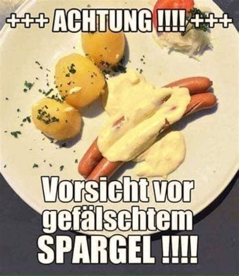 Essen Lustig Witzig Bild Bilder Spruch Spr Che Kram Spargel Lustig