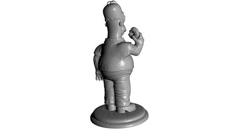 Homer Simpson For 3d Print Stl 3d Model 3d Printable Cgtrader