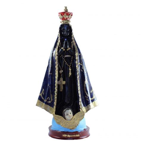 Nossa Senhora Aparecida Escultura Em Resina 30 Cm No Shoptime