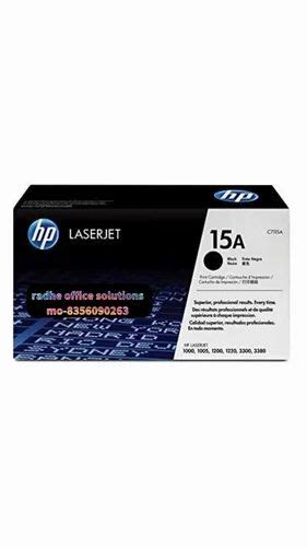 Hp 15a Black Original Laserjet Toner Cartridge C7115a For Printer At