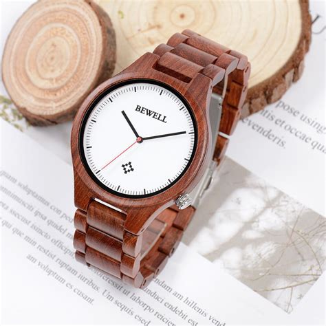 Bewell Reloj Anal Gico De Madera De S Ndalo Para Hombre Nuevo