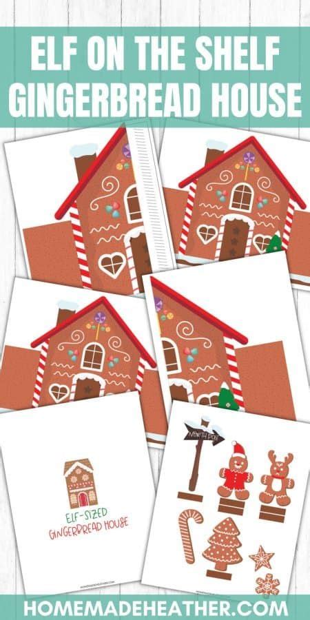 Elf On The Shelf Gingerbread House Printables Elf Activities Elf