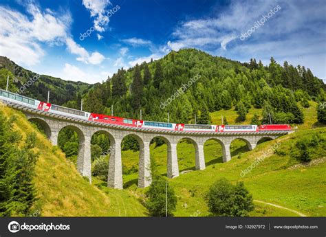 Landwasser Viaduct bridge — Stock Photo © gevision #132927972