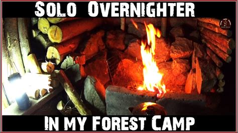 Meine Erste Nacht Alleine Im Wald Solo Overnighter Wald Camp