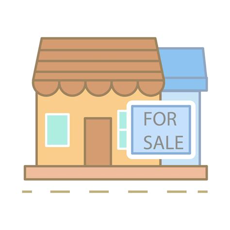 Non residential property sale vector icon 22762997 Vector Art at Vecteezy