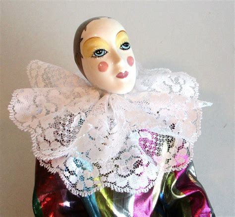 Vintage Porcelain Pierrot Clown Art Doll By Silvestri 16 Etsy