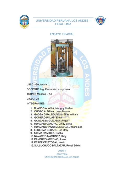 Geotecnia Ensayo Triaxial PDF