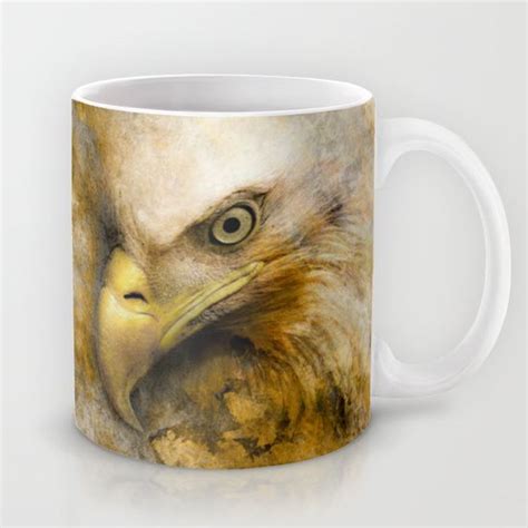 Golden Eagle Mug By RIZA PEKER Society6 Mugs Framed Art Prints