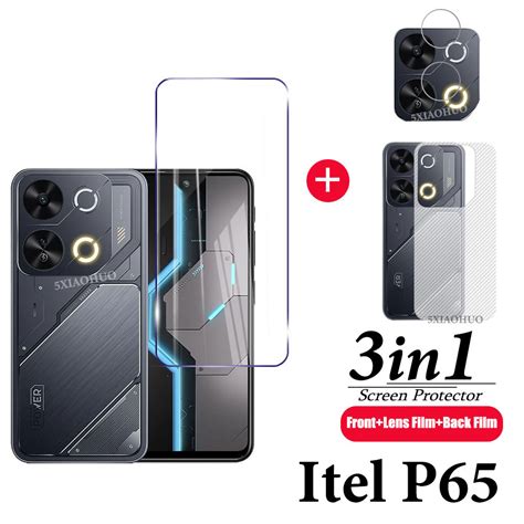 Itel P65 Tempered Glass Itel P65 Screen Protector Itel P55 Camera Lens