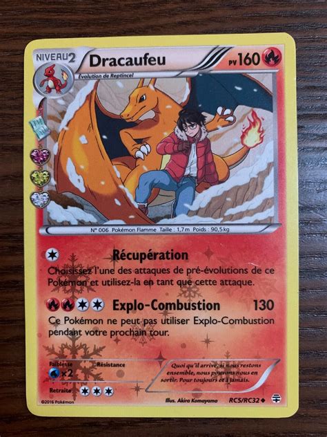 Carte Pok Mon Dracaufeu Rc Rc Xy Generation Fran Ais Ebay