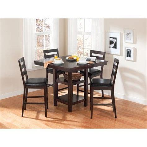 20 The Best Biggs 5 Piece Counter Height Solid Wood Dining Sets Set Of 5