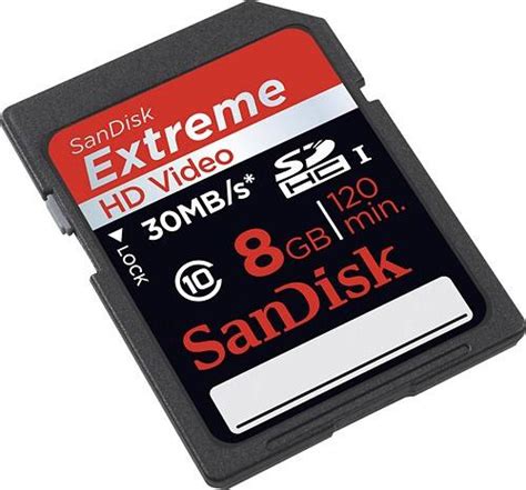 Best Buy SanDisk Extreme 8 GB Secure Digital High Capacity SDHC 1