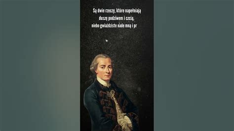 Immanuel Kant cytat — podziw #cytaty #filozofia #kant - YouTube
