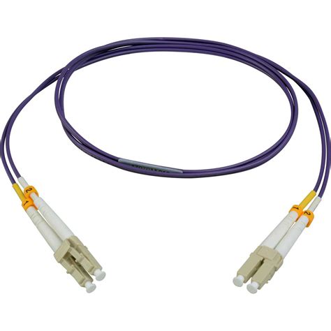 Om4 1040100g Multimode Duplex Lc To Lc Plenum Fiber Patch Cable