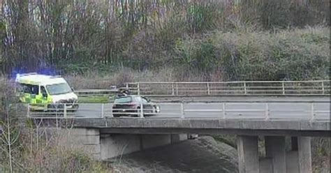 Live M5 Delays After Crash On Motorway Bridge Devon Live