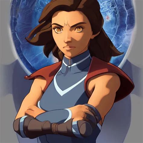 Portrait Of Avatar Korra Digital Art Highly Stable Diffusion OpenArt