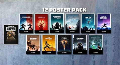 Mcu Phase Poster Pack Drapster