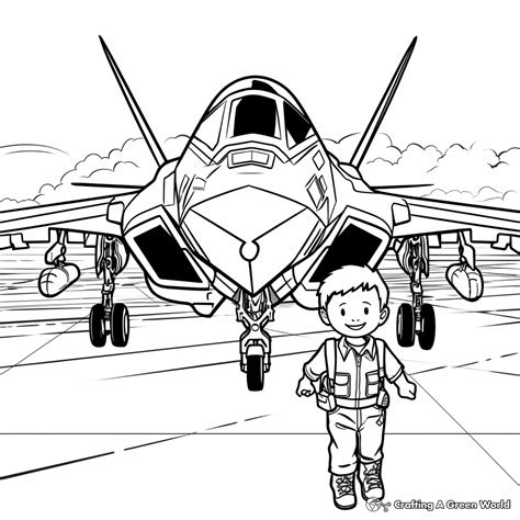 F35 Coloring Pages Free And Printable