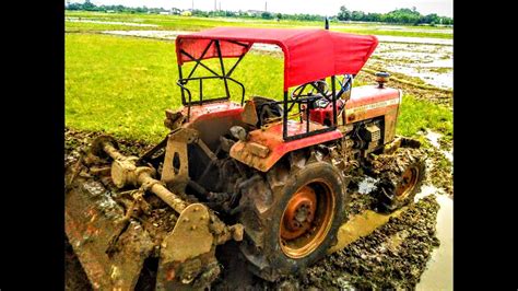 Massey 246 4wd💪 Rotavator Performance👍 Youtube