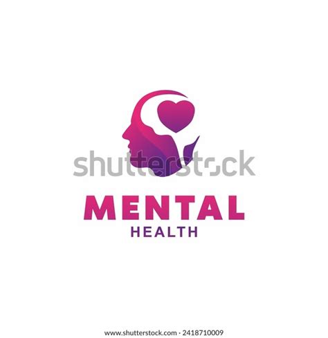 Logo Salud Mental Over Royalty Free Licensable Stock