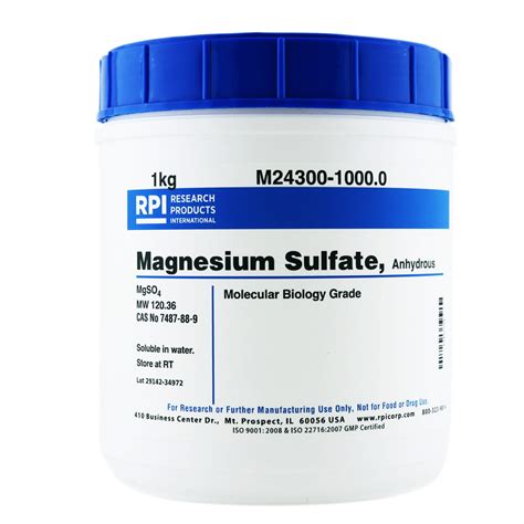 Sodium Sulfate Potassium Sulfate And Magnesium Sulfate Cost