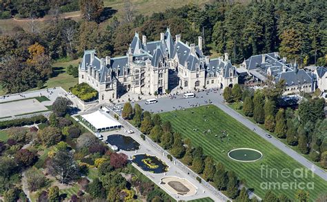 Biltmore Estate Aerial Photo Photograph by David Oppenheimer - Pixels