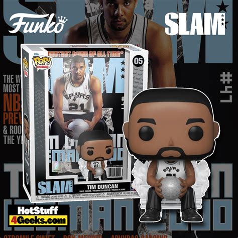 New Slam Tim Duncan Funko Pop Magazine Cover