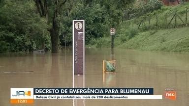 Jornal Do Almo O Sc Defesa Civil De Blumenau Contabiliza Mais De