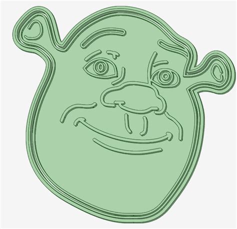 Shrek Face Drawing