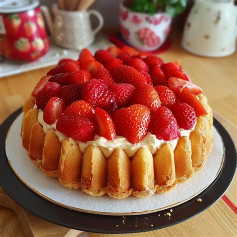 Charlotte Aux Fraises Facile Et Rapide Emma Recettes