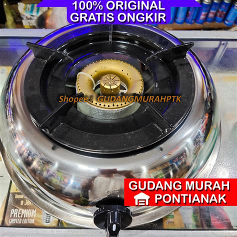 Jual Kompor Gas Maspion MUTIARA STAINLESS TAHAN BEBAN BERAT API BESAR