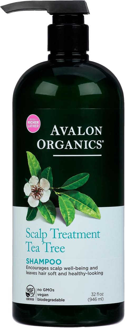 Avalon Organics Scalp Treatment Tea Tree Shampoo