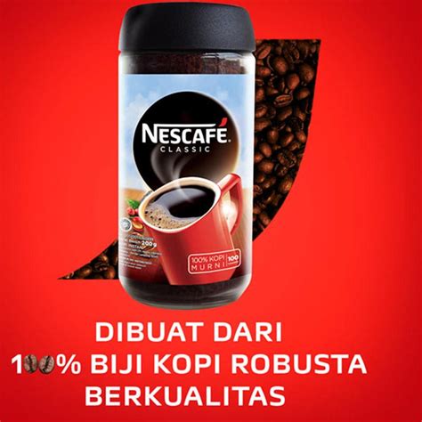 Jual U Y Nescafe Classic Kopi Instan Kopi Hitam G Jar Free Nescafe