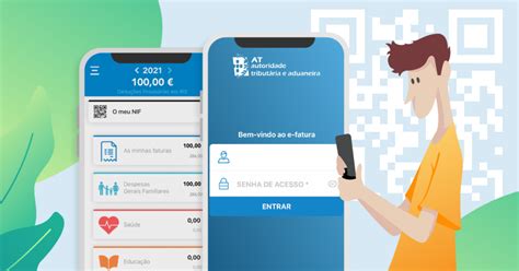 Registo de faturas Código QR a nova App e fatura