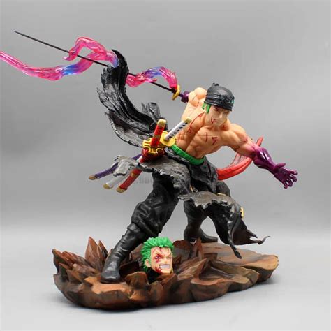 One Piece Zoro Bathed In Blood Action Figure Cm Pvc Statue Doll For