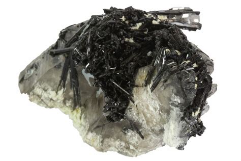 2 3 Black Tourmaline Schorl On Smoky Quartz Namibia 90687 For