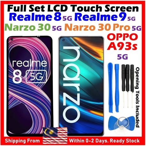 Original Full Set Lcd Touch Screen For Realme G Realme G