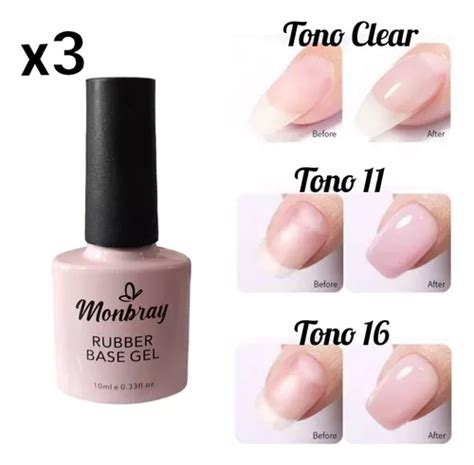 Rubber Base Gel Nivelador Uñas Semipermanente Autonivelante MercadoLibre