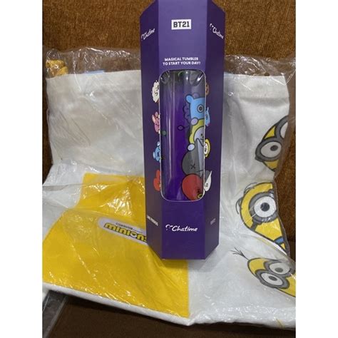 Jual Tumblr Bt21 Tumbler Bts Chatime Shopee Indonesia