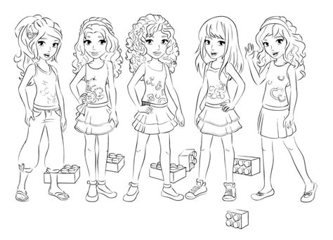 Dibujos De Lego Friends Para Colorear Para Colorear Pintar E Imprimir