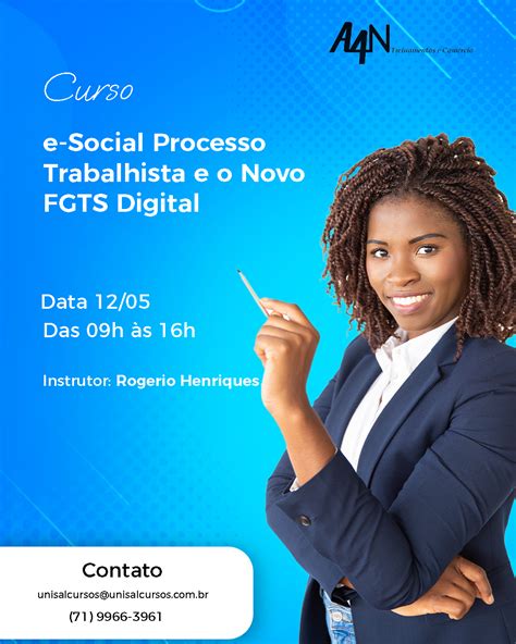 Curso E Social Processo Trabalhista E O Novo Fgts Digital A N