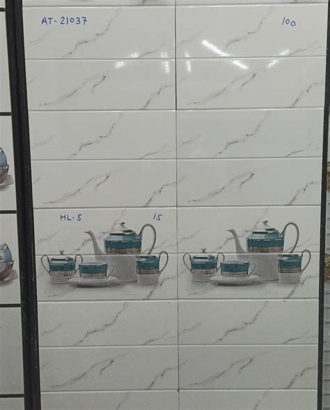 White Glossy Wall Tiles Thickness 10 15 Mm At Rs 195 Box In Morbi