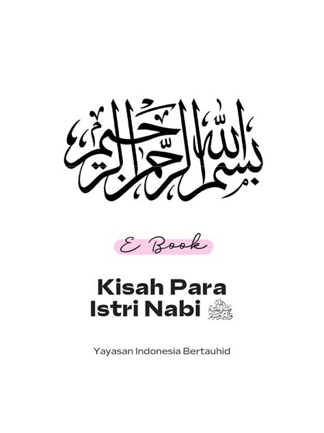 Kisah Para Istri Nabi Shallalahu Alaihi Wa Sallam Ebs Pdf