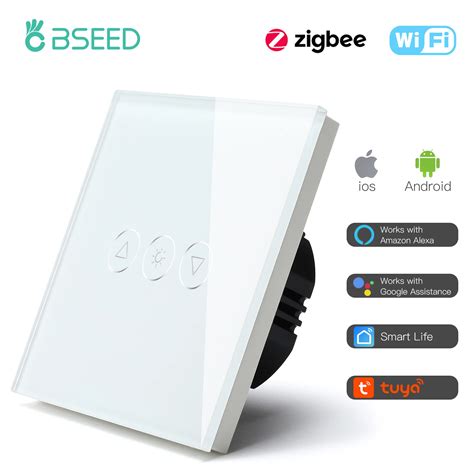 Bseed Eu Russia New Zigbee Touch Wifi Light Dimmer Smart Switch White Black Gold Grey Colors