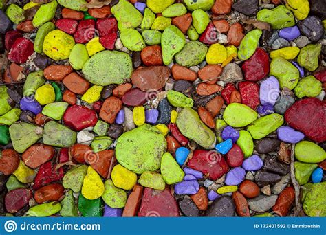 Bright Background Multi Colored Stones Stock Photo Image Of Multi