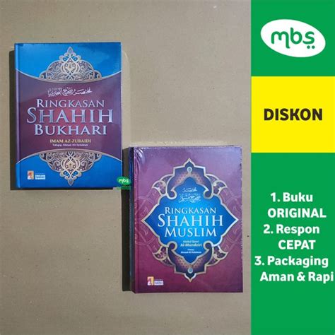 Jual PAKET BUKU RINGKASAN SHAHIH BUKHARI SHAHIH MUSLIM 2 BUKU