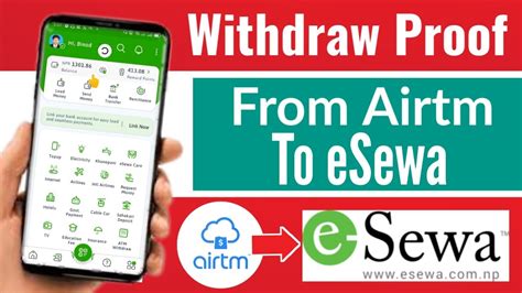 Live Withdraw Proof How To Withdraw Airtm Money To ESewa Wallet In