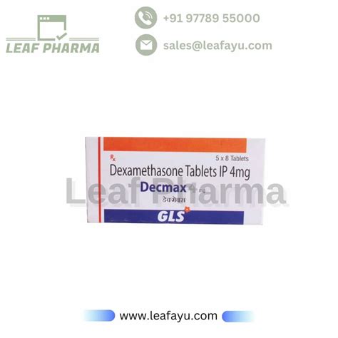 Decmax Dexamethasone Mg Tablet At Rs Box Dexamethasone Tablets