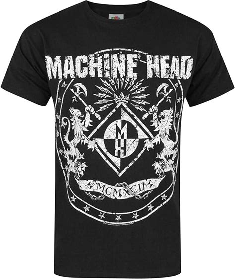 Machine Head Crest Mens T Shirt Uk Clothing